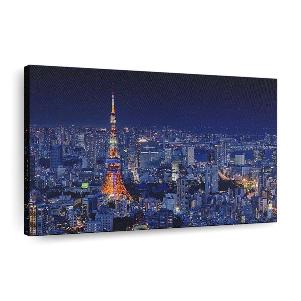 tokyo tower night city wallpaper