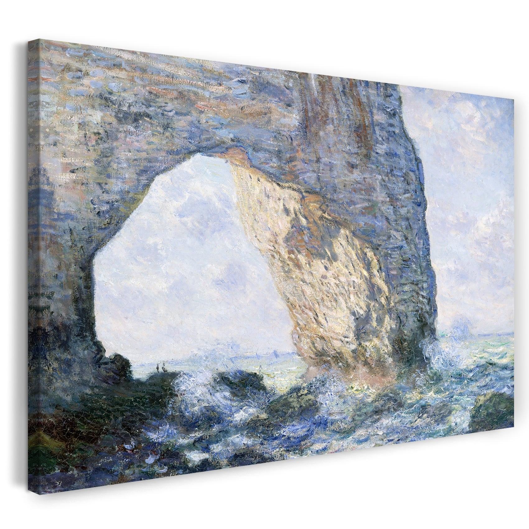 leinwandbild claude monet das manneporte bei etretat 1883