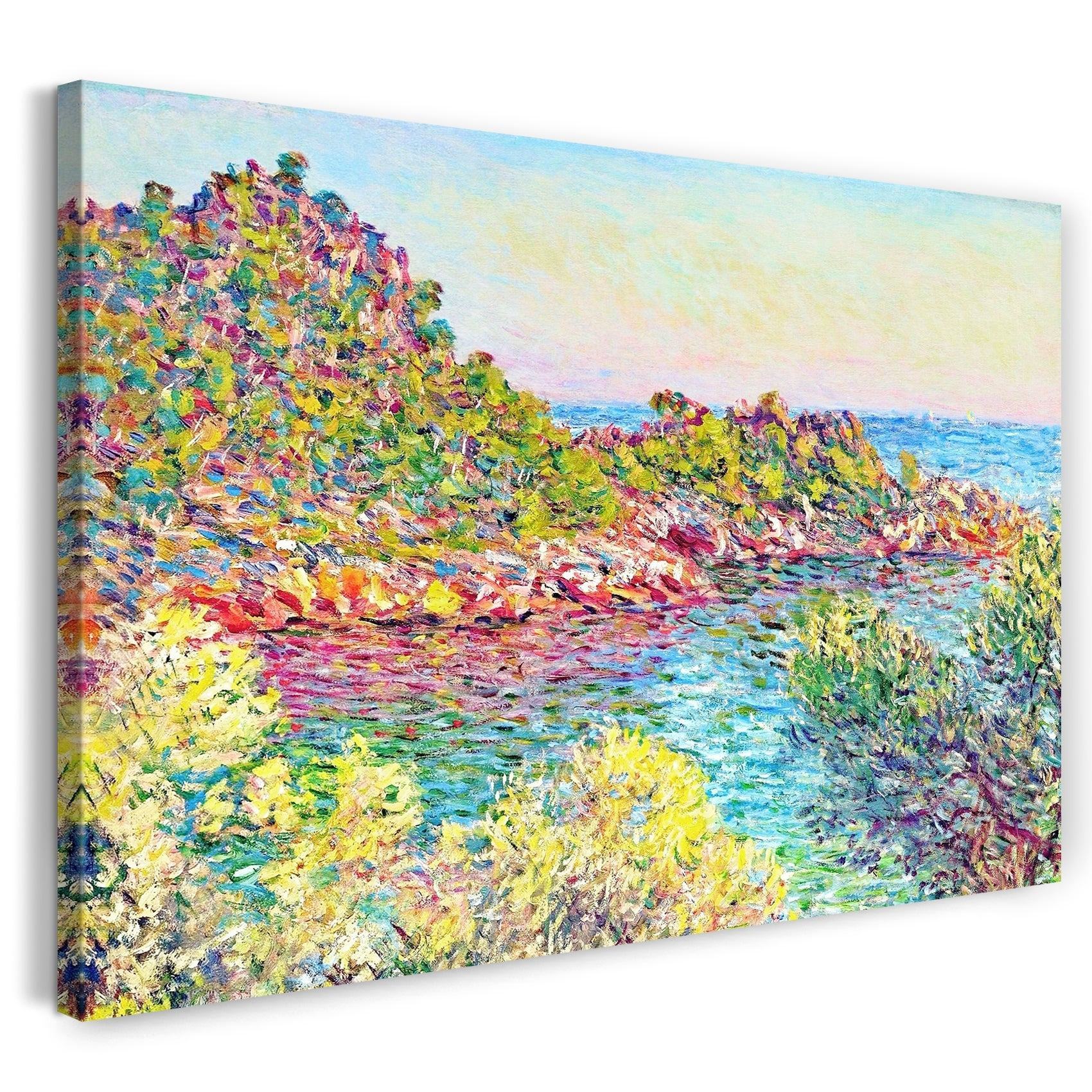 leinwandbild claude monet landschaft bei montecarlo