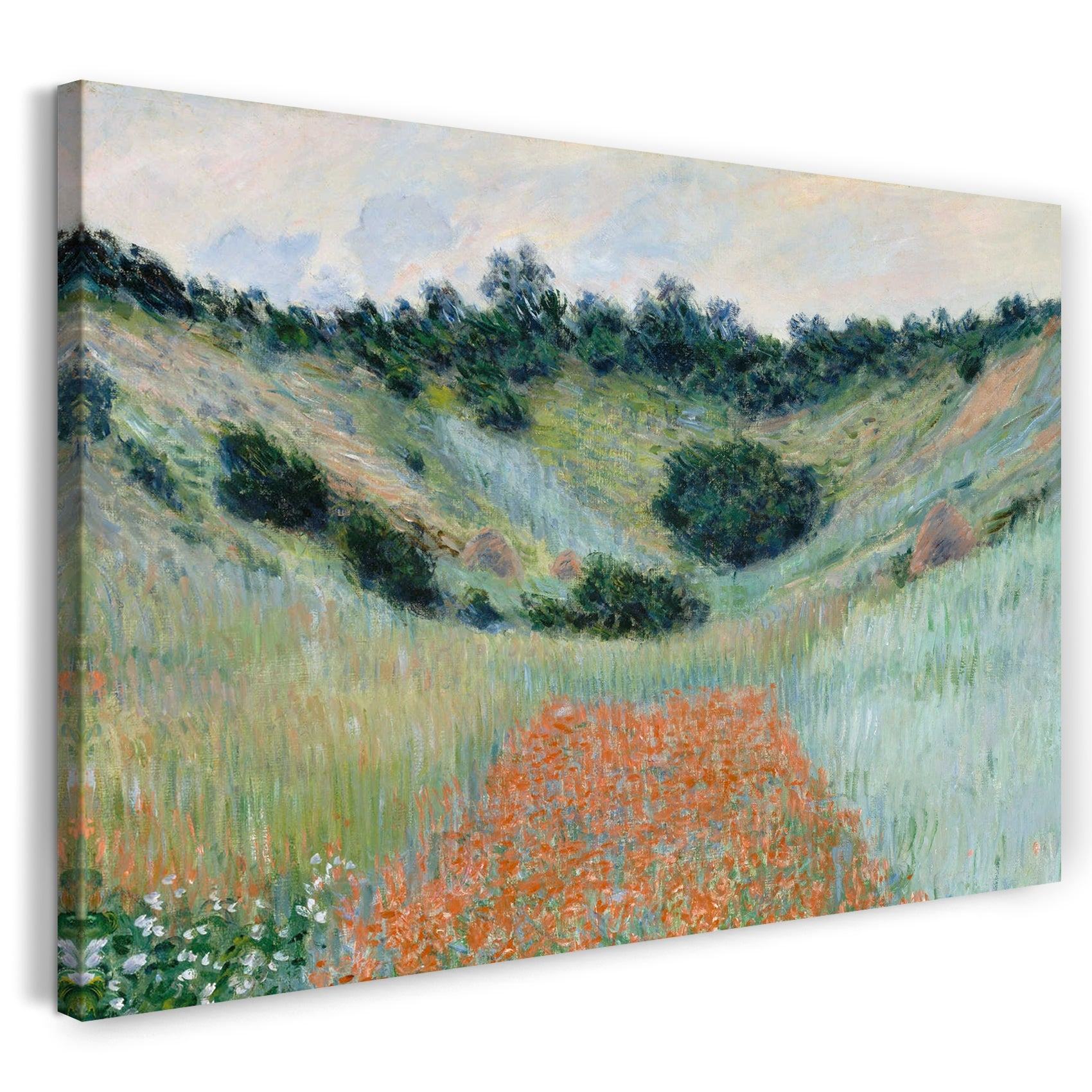 leinwandbild claude monet mohnfeld bei giverny