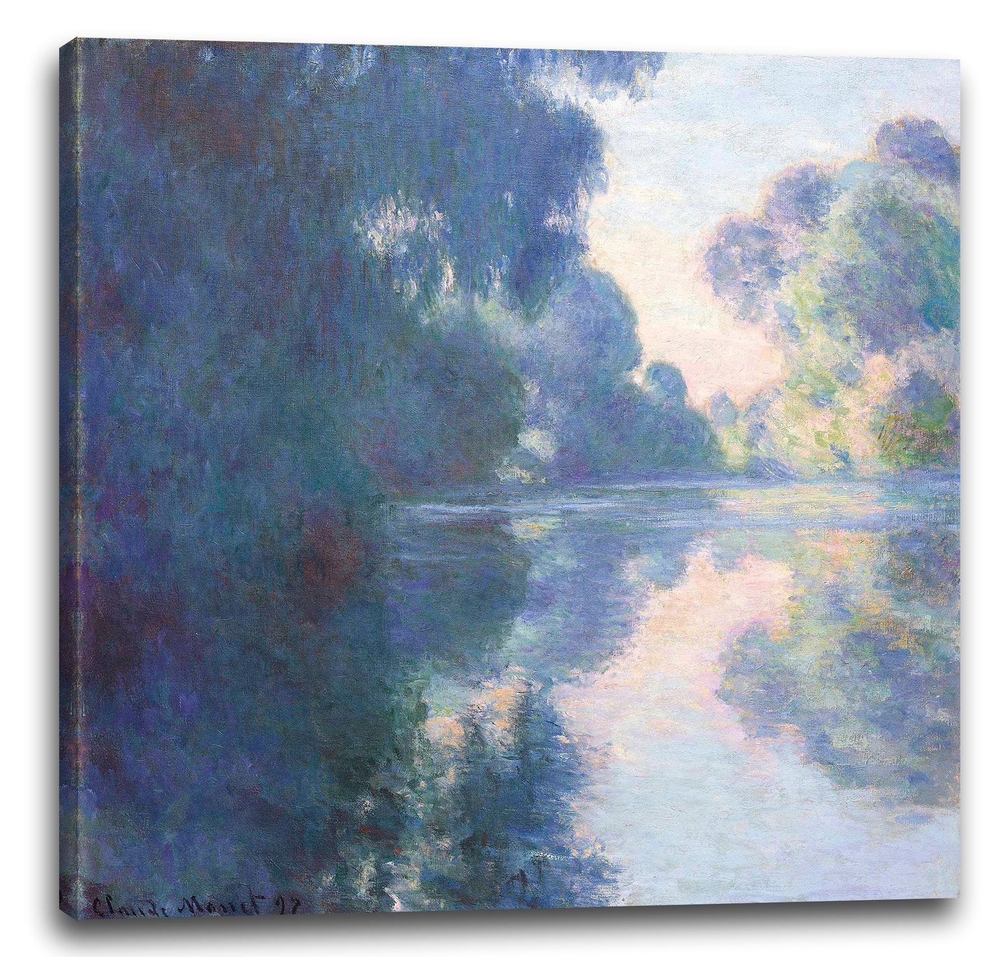 leinwandbild claude monet morgen auf der seine