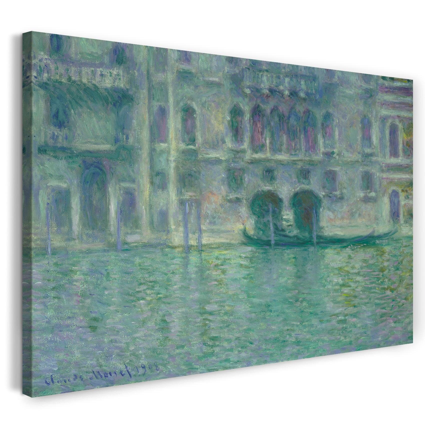 leinwandbild claude monet palazzo da mula venedig 1908