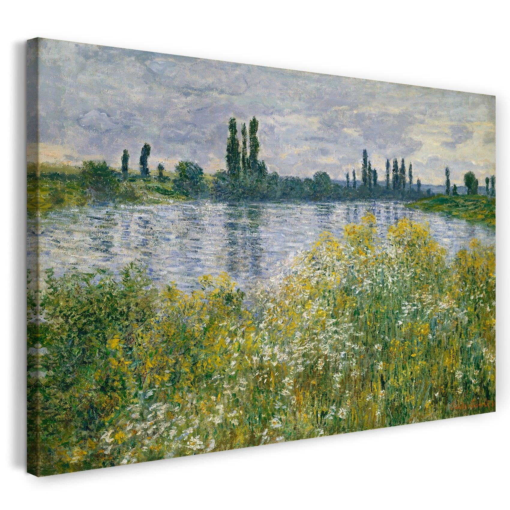 leinwandbild claude monet seine ufer vtheuil 1880