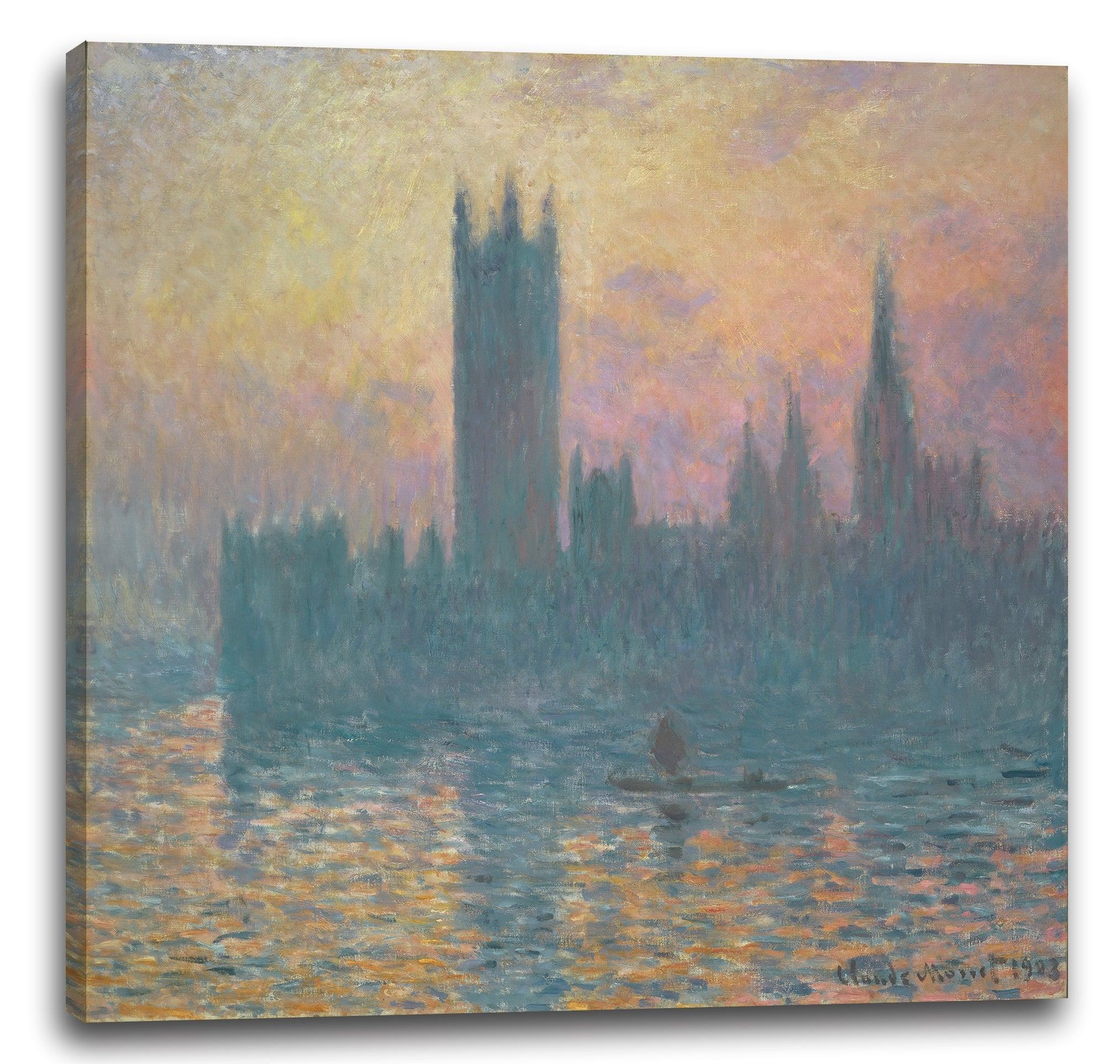 leinwandbild claude monet the houses of parliament sonnenaufgang 1903