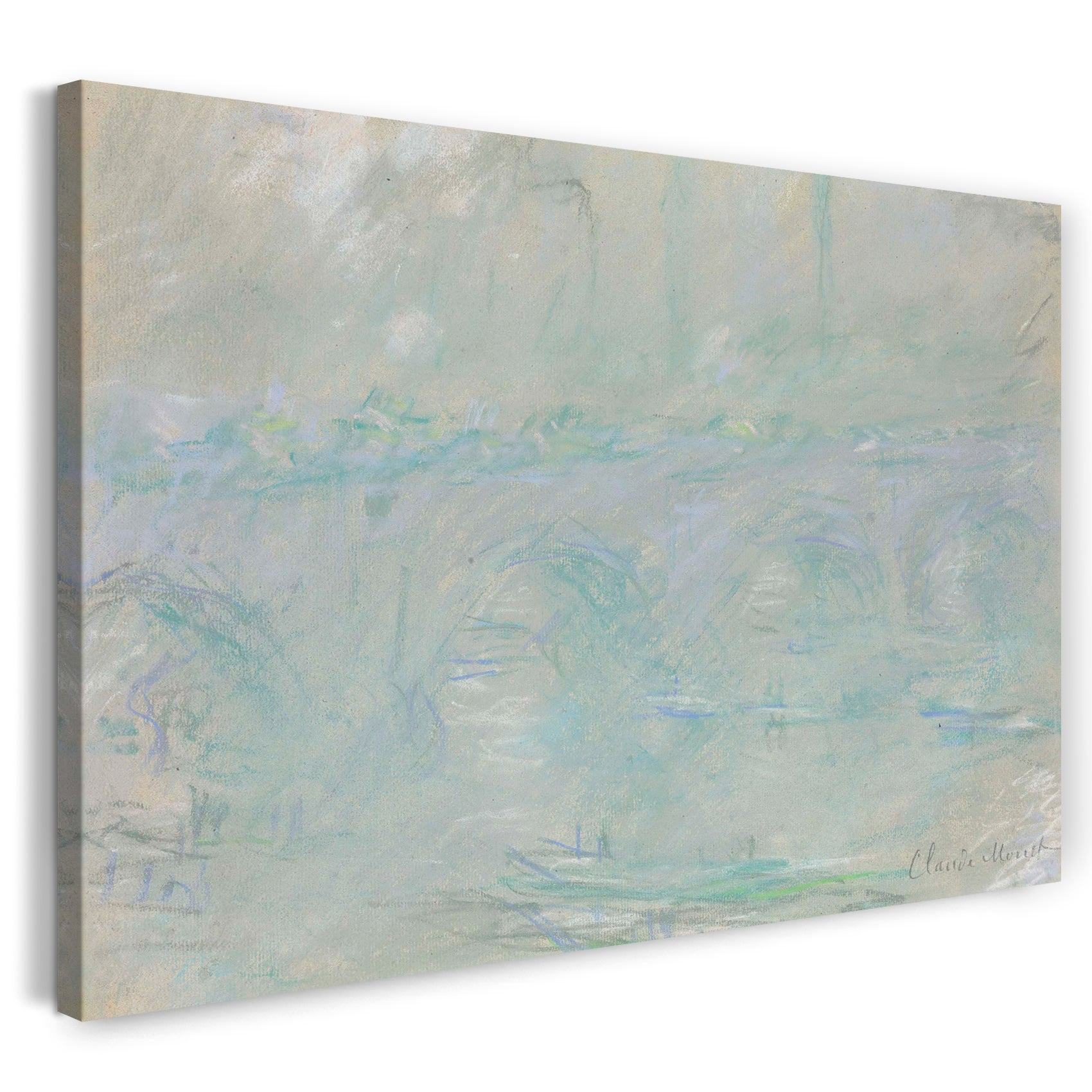 leinwandbild claude monet waterloo brcke