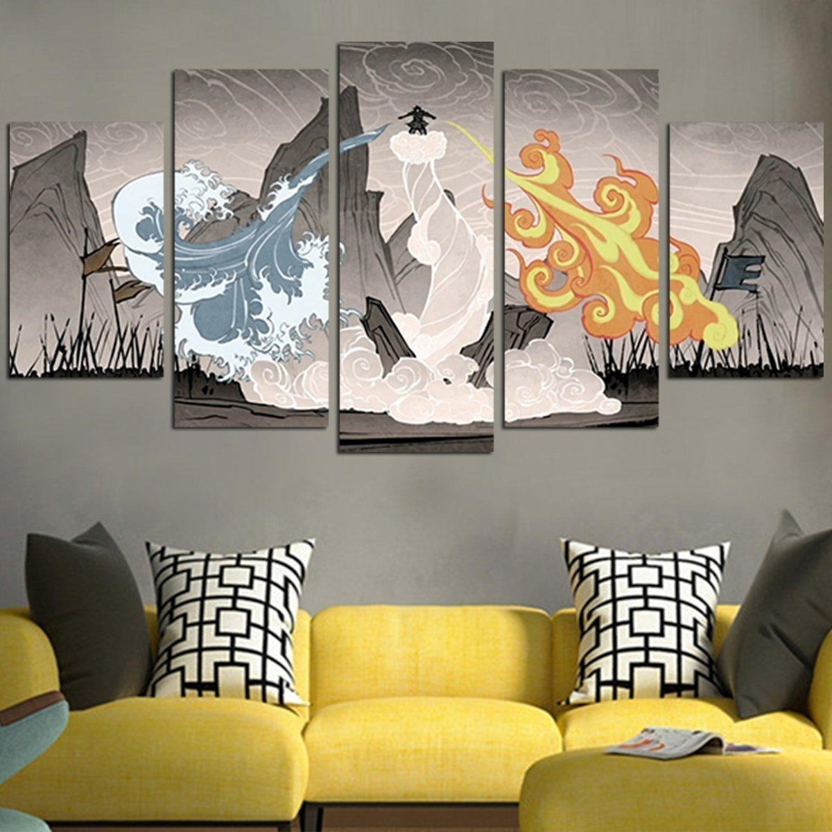 avatar the last airbender fire and water movie leinwandbilder kunstdrucke rahmen