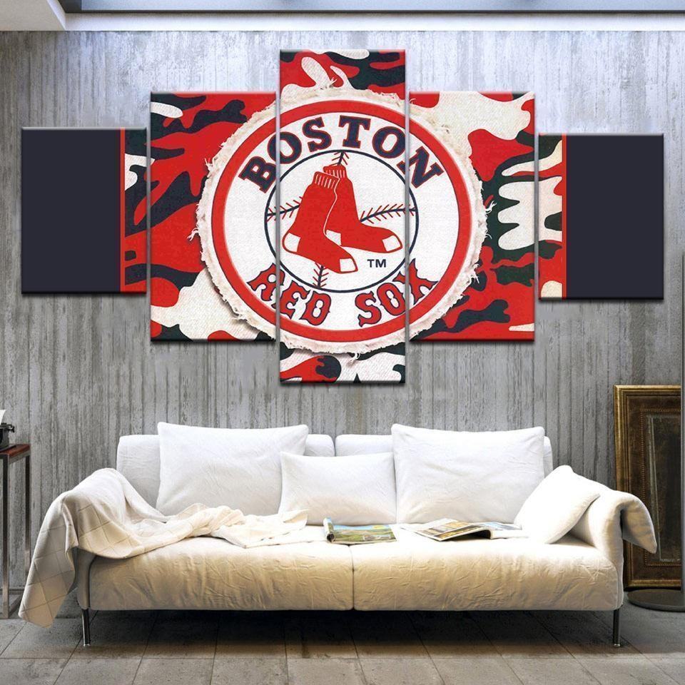 boston red sox logo poster 1 baseball leinwandbilder kunstdrucke rahmen