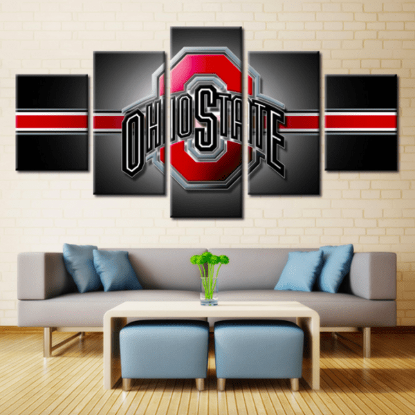 buckeyes of ohio state sport leinwandbilder kunstdrucke rahmen