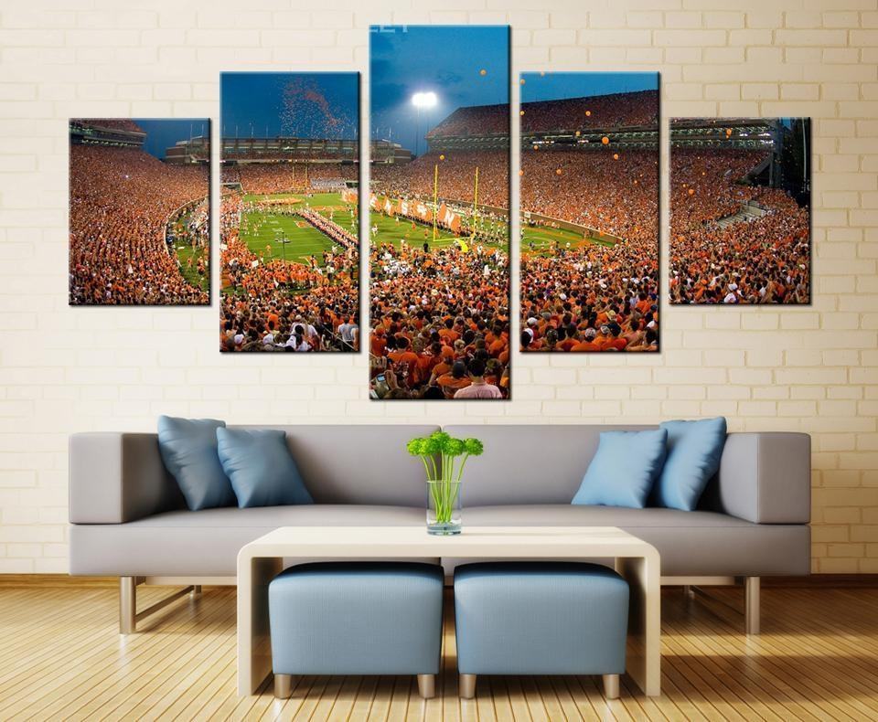 clemson tigers memorial stadium sport leinwandbilder kunstdrucke rahmen