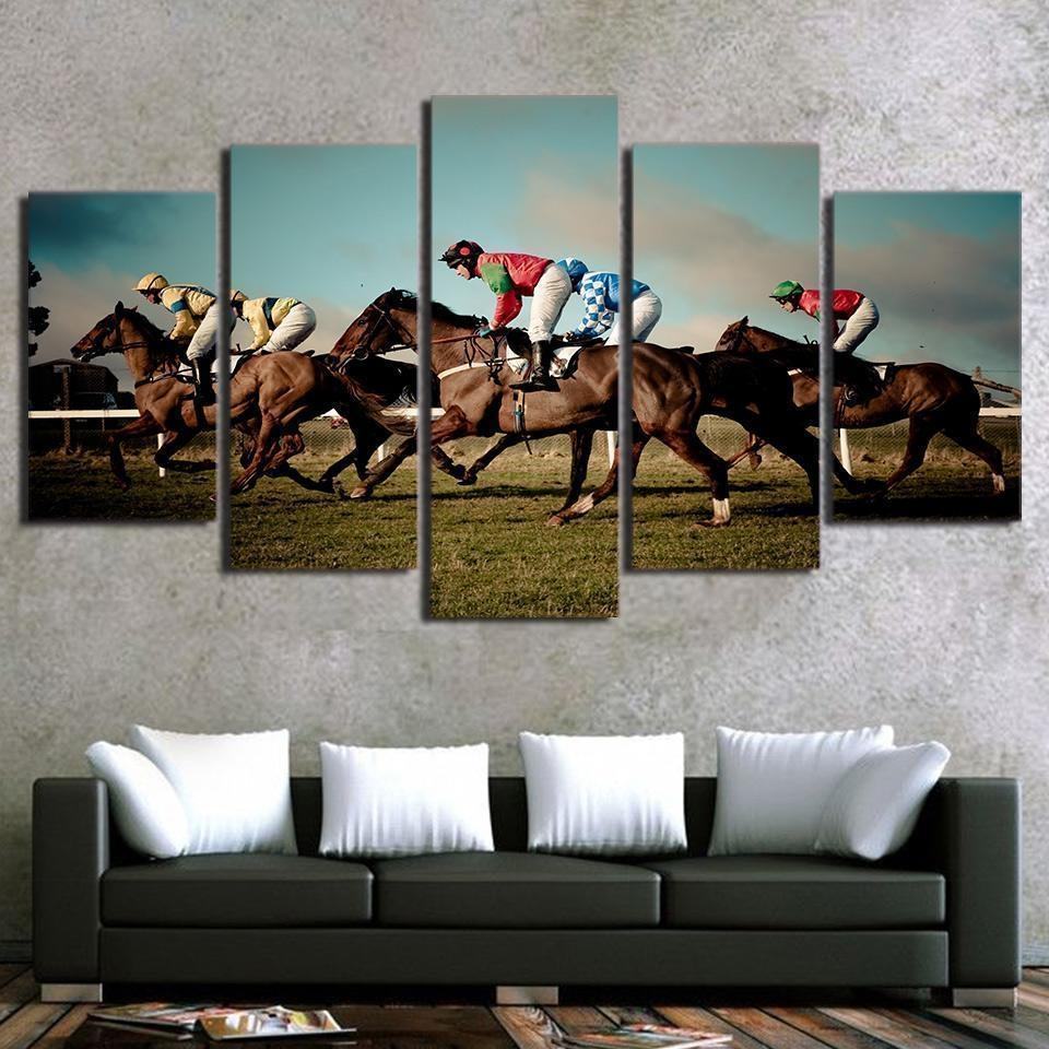 horse racing sport leinwandbilder kunstdrucke rahmen