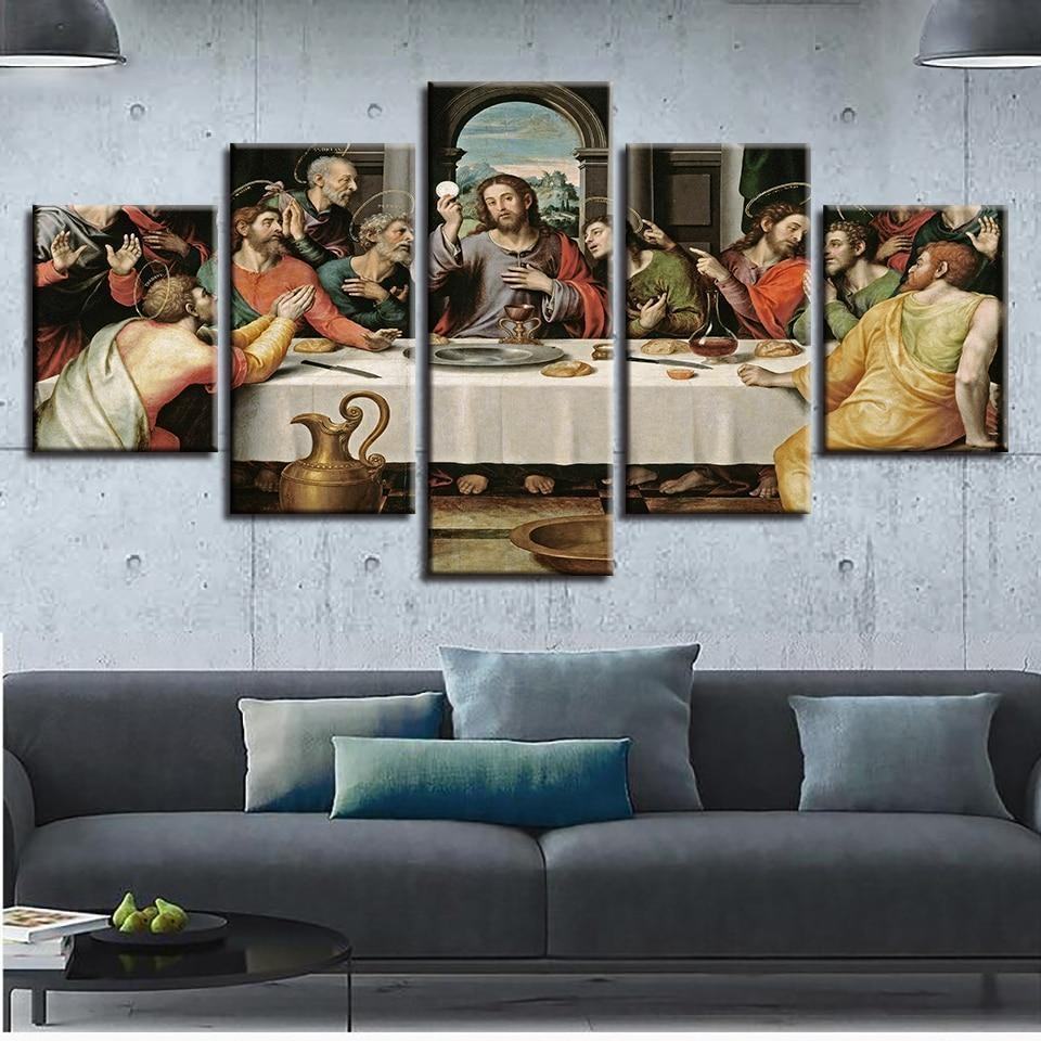 jesus the last supper 7 leinwandbilder kunstdrucke rahmen