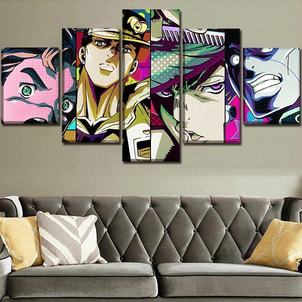 jojos bizarre adventure 3 anime leinwandbilder kunstdrucke rahmen