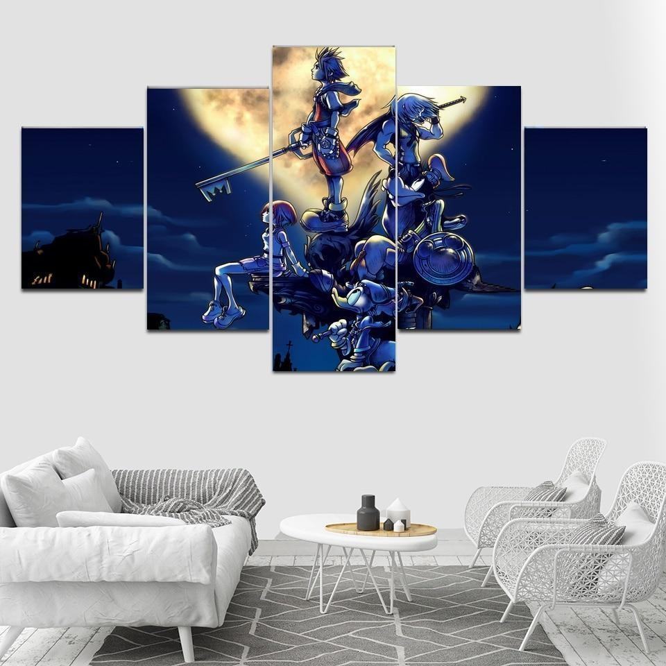 kingdom hearts poster 3 gaming leinwandbilder kunstdrucke rahmen