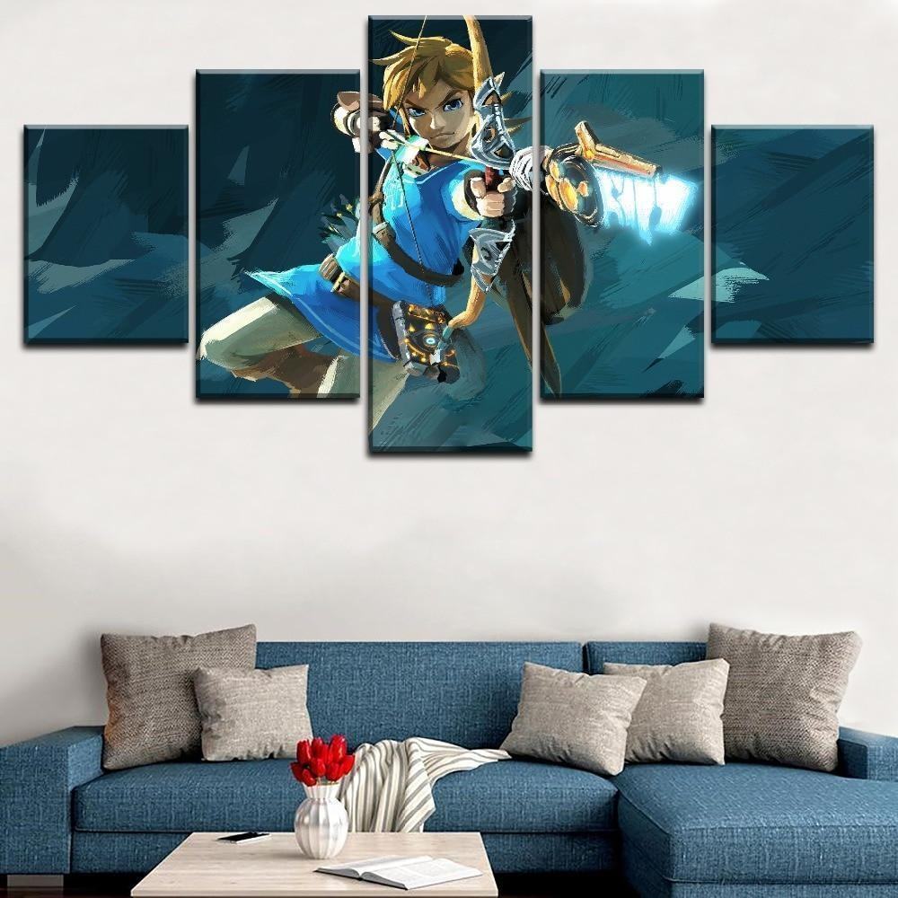 legend of zelda breath of the wild 2 gaming leinwandbilder kunstdrucke rahmen