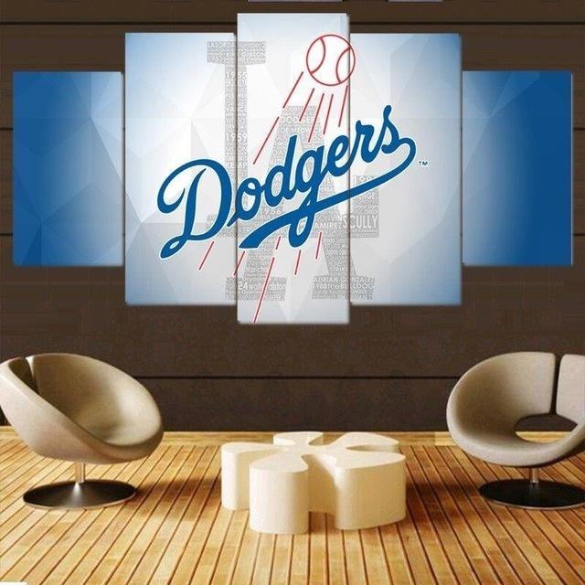 los angeles dodgers logo sport leinwandbilder kunstdrucke rahmen