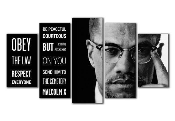 malcolm x quotes celebrity leinwandbilder kunstdrucke rahmen