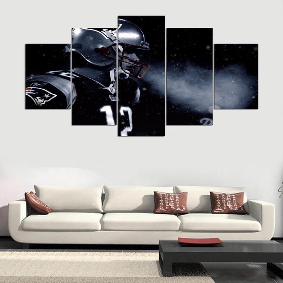 new england patriot footballer tom brady leinwandbilder kunstdrucke rahmen