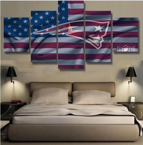 new england patriots american flag sport leinwandbilder kunstdrucke rahmen