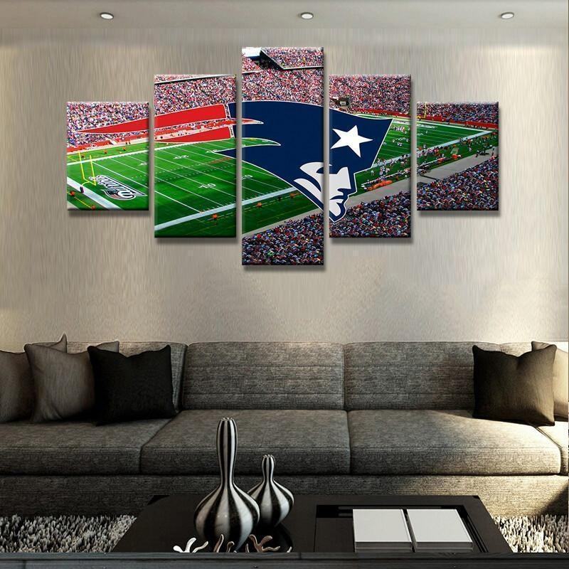 new england patriots logo stadium football leinwandbilder kunstdrucke rahmen