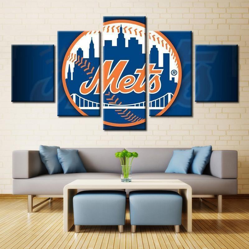 new york mets logo poster baseball leinwandbilder kunstdrucke rahmen