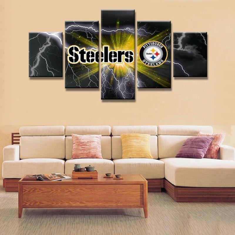 pittsburgh steelers logo football leinwandbilder kunstdrucke rahmen