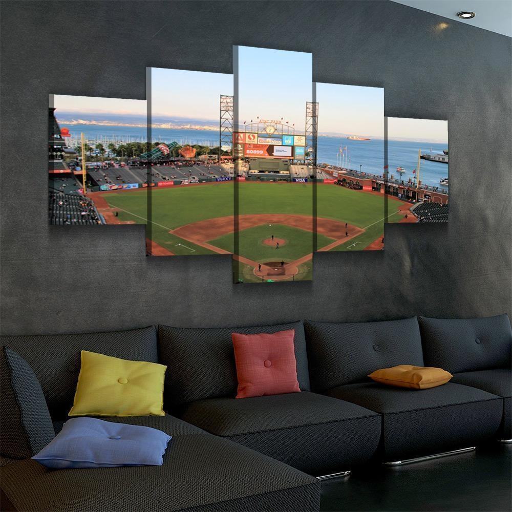 san francisco giants stadium baseball leinwandbilder kunstdrucke rahmen