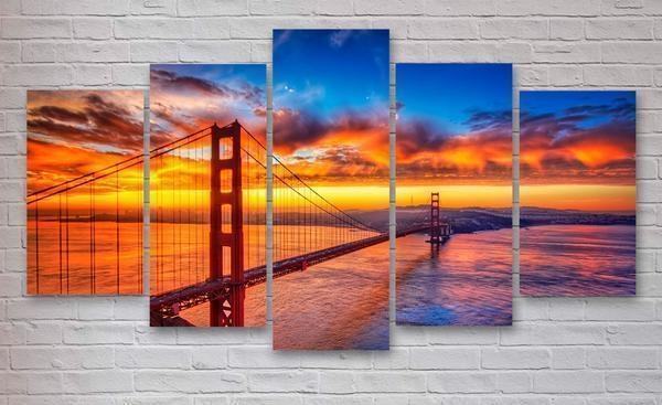 san francisco golden gate bridge nature leinwandbilder kunstdrucke rahmen