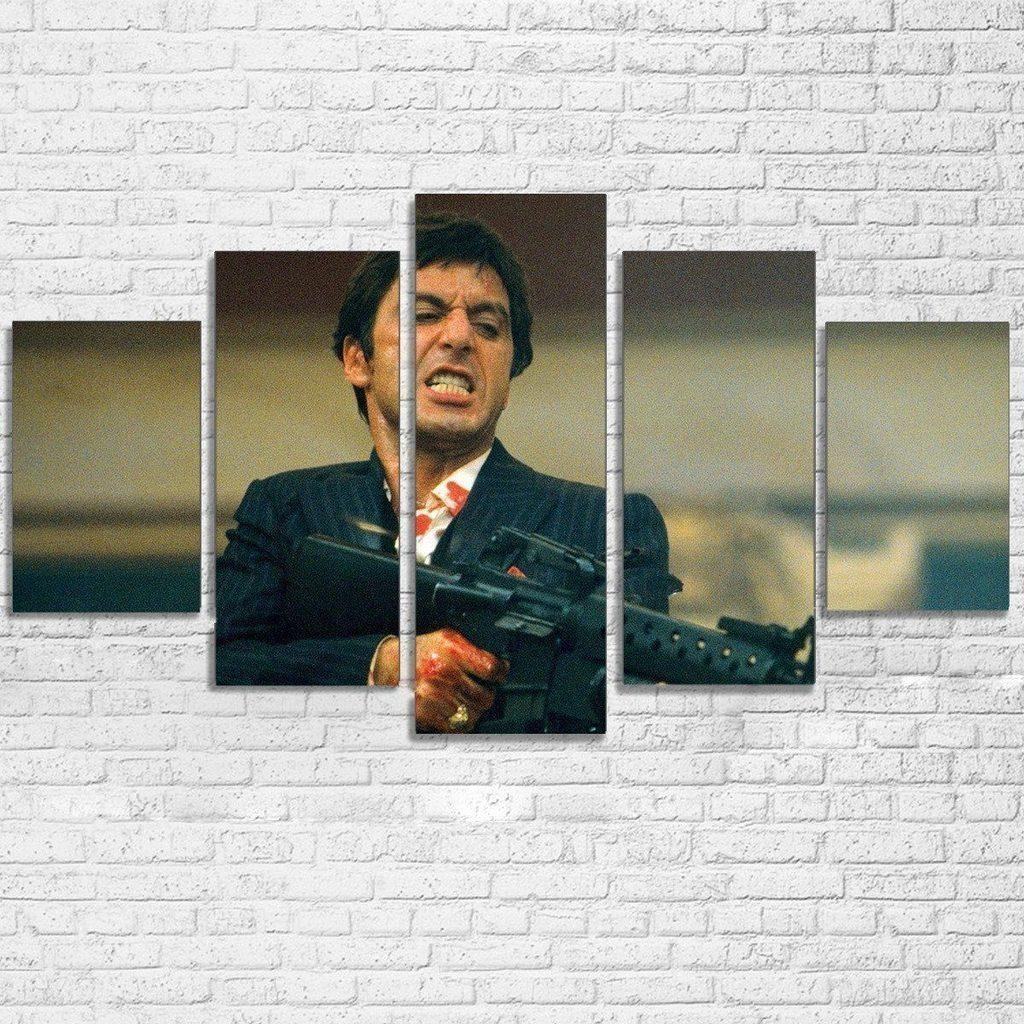 scarface tony montana movie leinwandbilder kunstdrucke rahmen