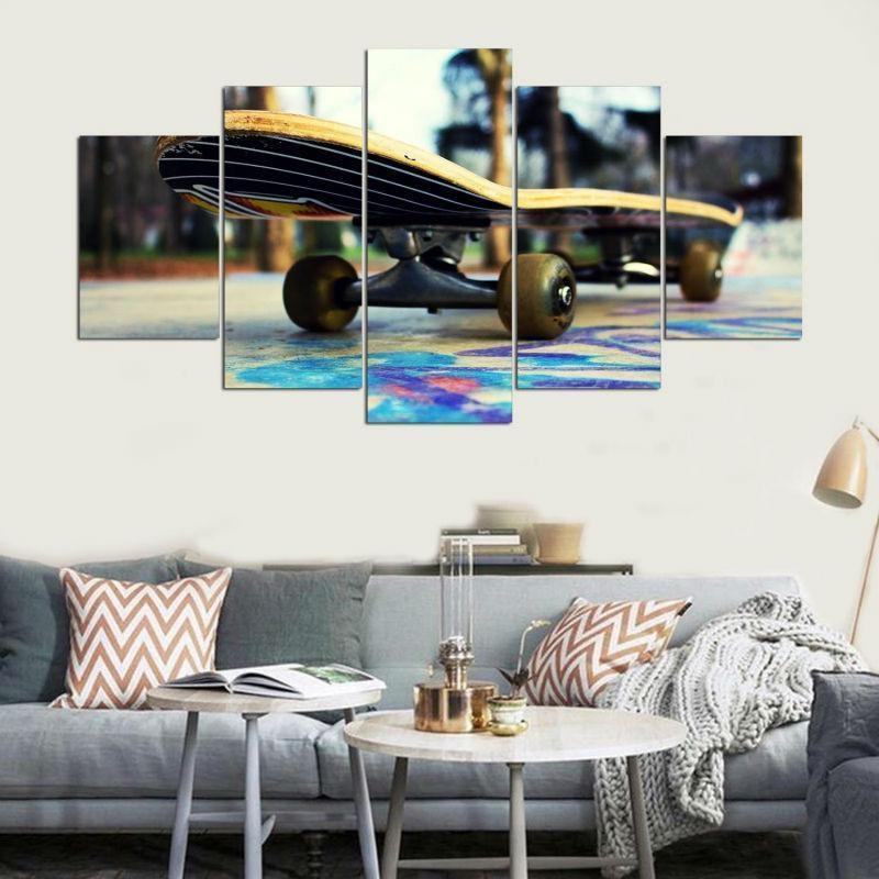 skateboard venice beach california sport leinwandbilder kunstdrucke rahmen