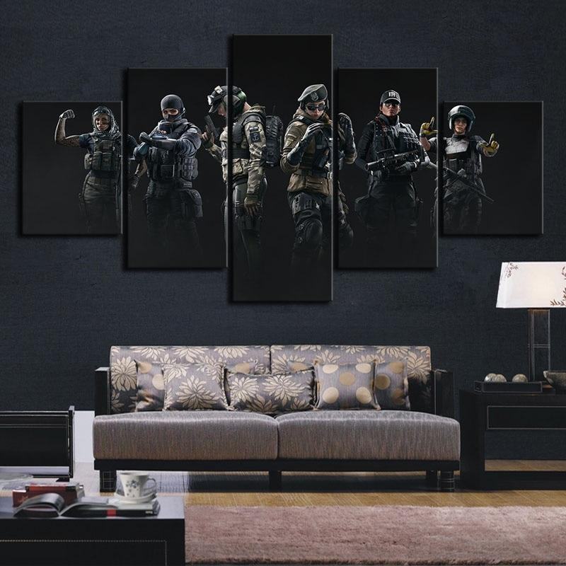 squad 2 tom clancys rainbow six siege gaming leinwandbilder kunstdrucke rahmen