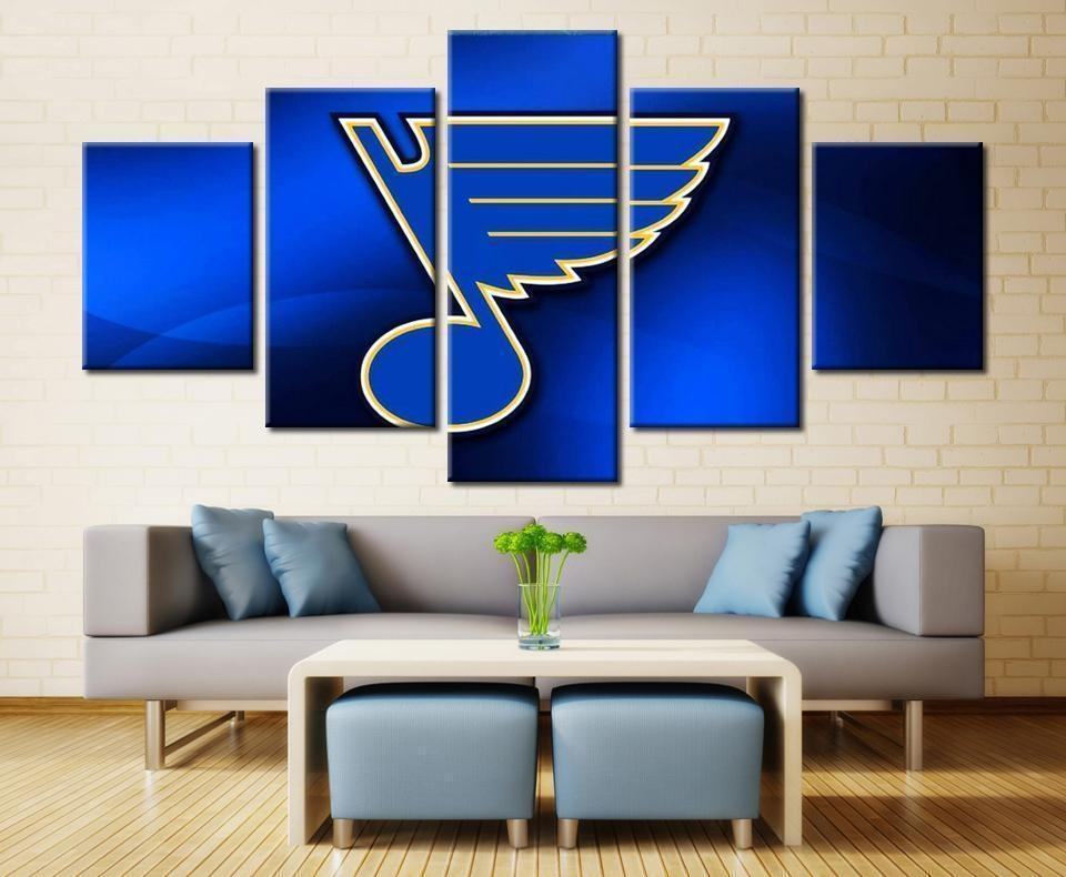 st louis blues logo sport leinwandbilder kunstdrucke rahmen