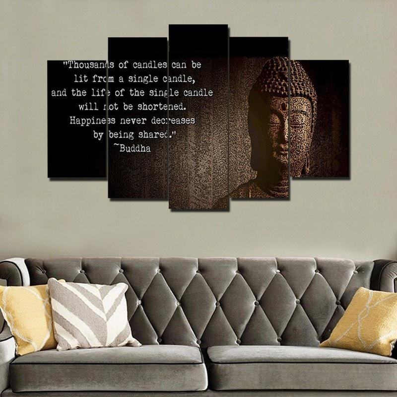 buddha spread happiness religion leinwandbilder kunstdrucke rahmen