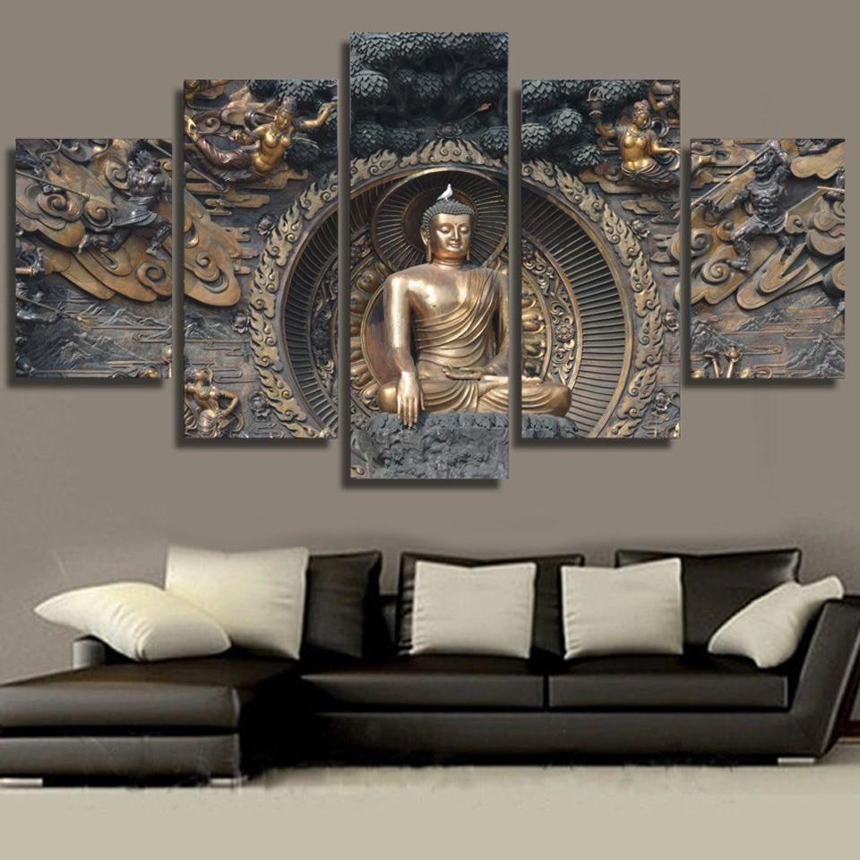 copper buddha 1 religion leinwandbilder kunstdrucke rahmen