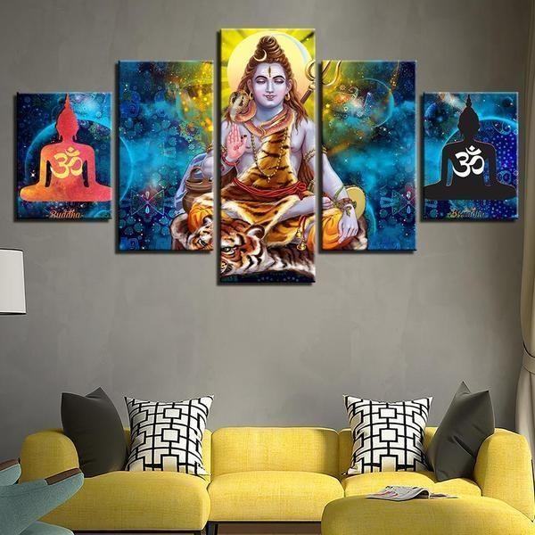 hindu lord shiva religion leinwandbilder kunstdrucke rahmen