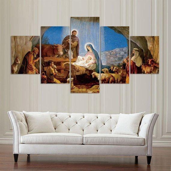 jesus birth mary christian religion leinwandbilder kunstdrucke rahmen