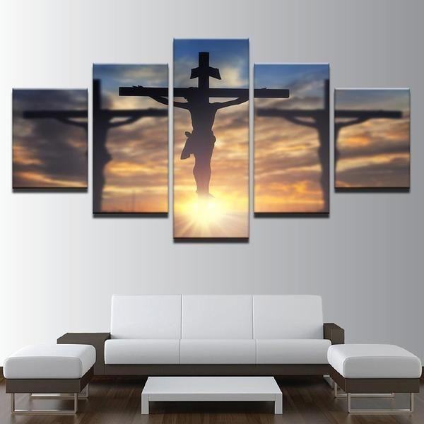 jesus christ on cross divine light 1 religion leinwandbilder kunstdrucke rahmen