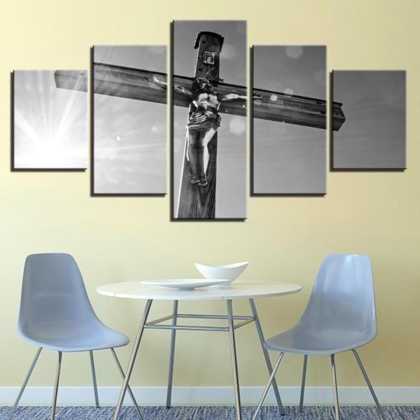 jesus in the cross religion leinwandbilder kunstdrucke rahmen