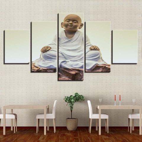 monk meditation white religion leinwandbilder kunstdrucke rahmen