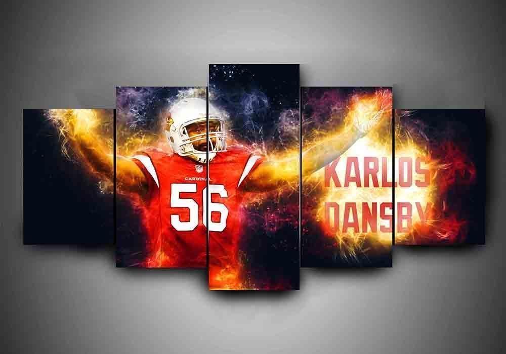 arizona cardinals karlos dansby sport leinwandbilder kunstdrucke rahmen