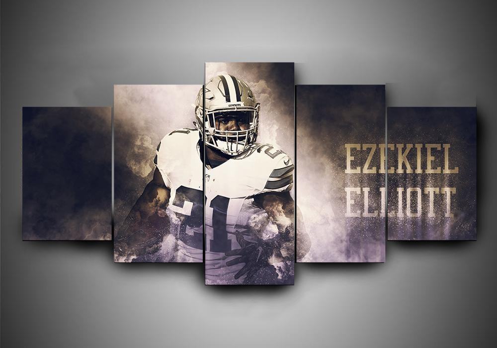 dallas cowboys ezekiel elliott sport leinwandbilder kunstdrucke rahmen