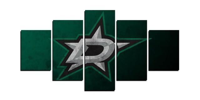 dallas stars nhl team logo sport leinwandbilder kunstdrucke rahmen