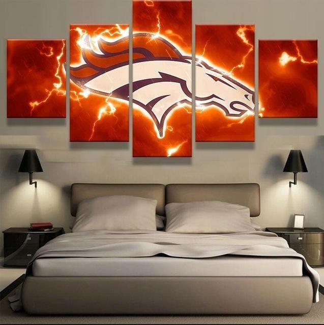 denver broncos 1 sport leinwandbilder kunstdrucke rahmen