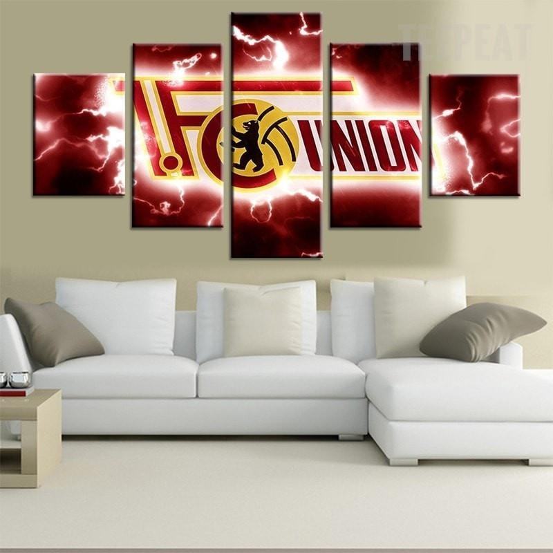 fc union berlin sports team sport leinwandbilder kunstdrucke rahmen