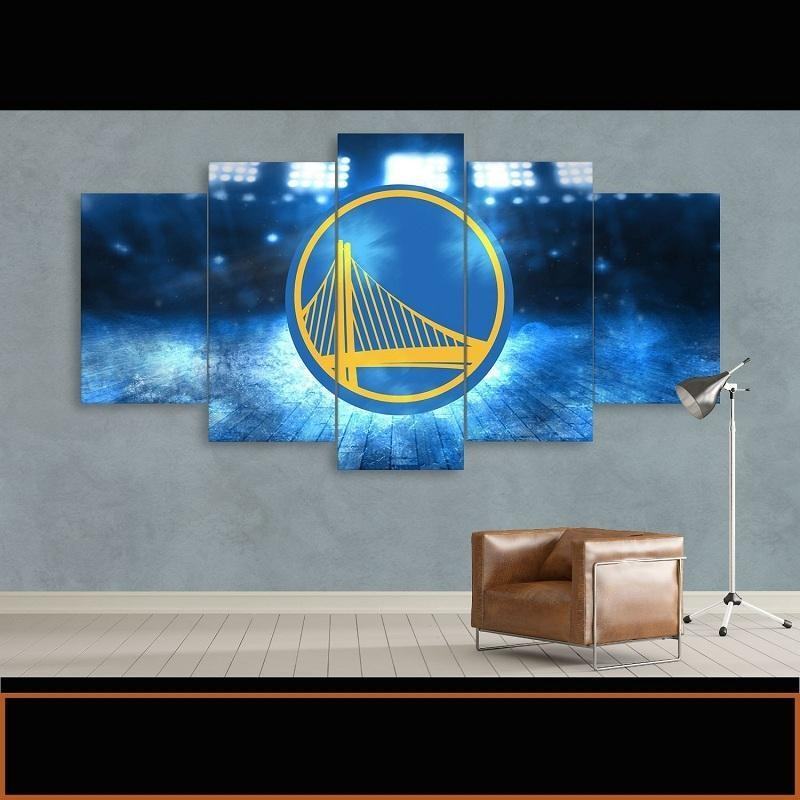 nba champions golden state warriors logo sport leinwandbilder kunstdrucke rahmen