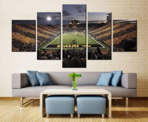 owa hawkeyes stadium football sport leinwandbilder kunstdrucke rahmen