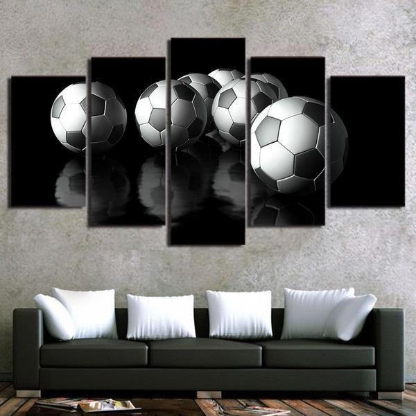 soccer balls 1 sport leinwandbilder kunstdrucke rahmen