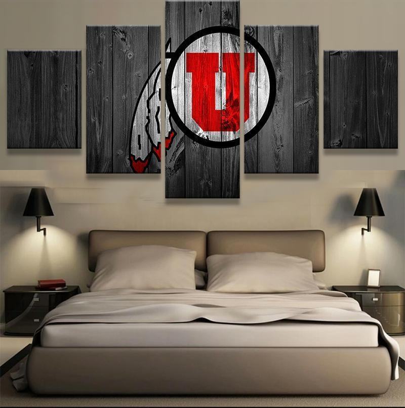 utah utes football college sport leinwandbilder kunstdrucke rahmen