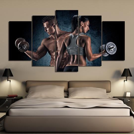 weightlifting fitness workout sport leinwandbilder kunstdrucke rahmen