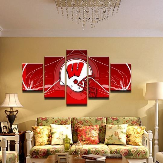 wisconsin badgers 9 sport leinwandbilder kunstdrucke rahmen