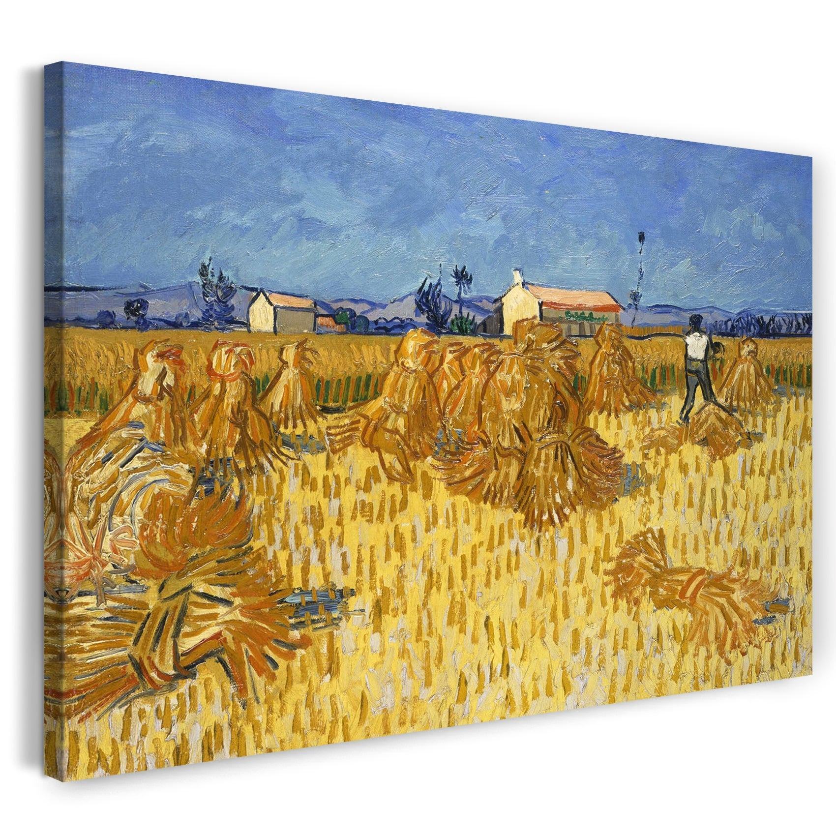 leinwandbild vincent van gogh getreide ernte in der provence